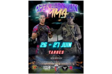 Affiche officielle MMA Open Bercheny à Tarbes les 26 et 27 juin 2026