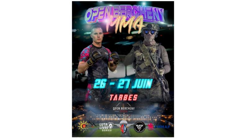 Affiche officielle MMA Open Bercheny à Tarbes les 26 et 27 juin 2026