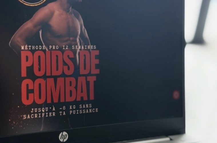 Couverture du livre Poids de Combat de Jason Ponet consacré à la gestion du poids et au weight cut dans les sports de combat