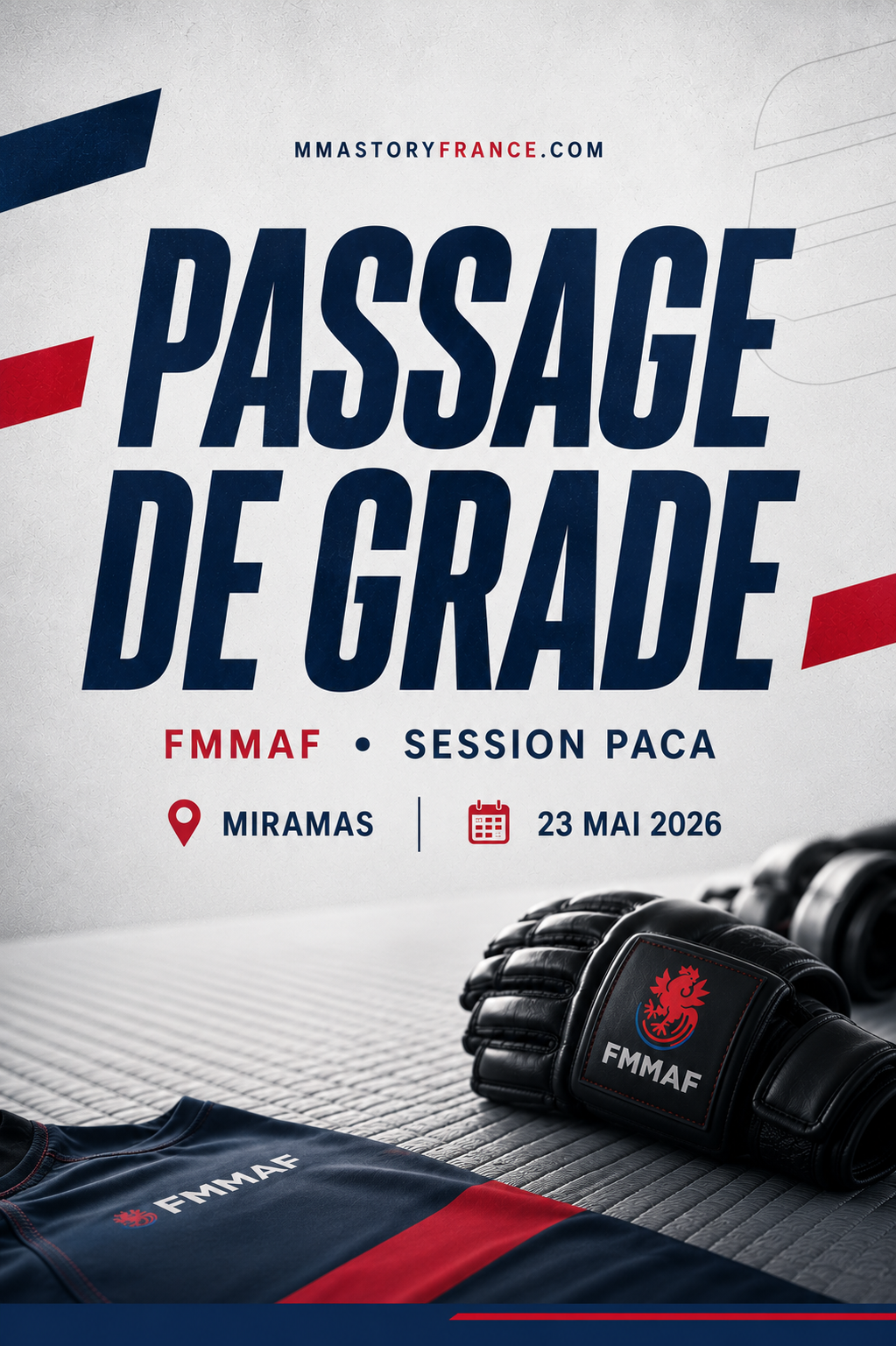 Passage de grade FMMAF PACA à Miramas le 23 mai 2026