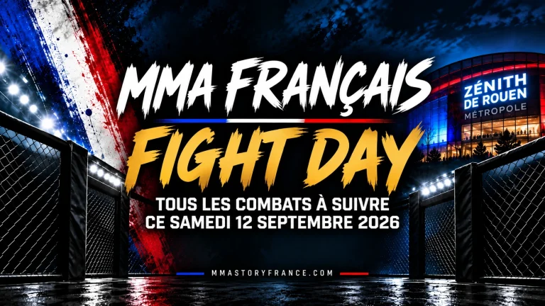 MMA français Fight Day – combats du samedi 12 septembre 2026